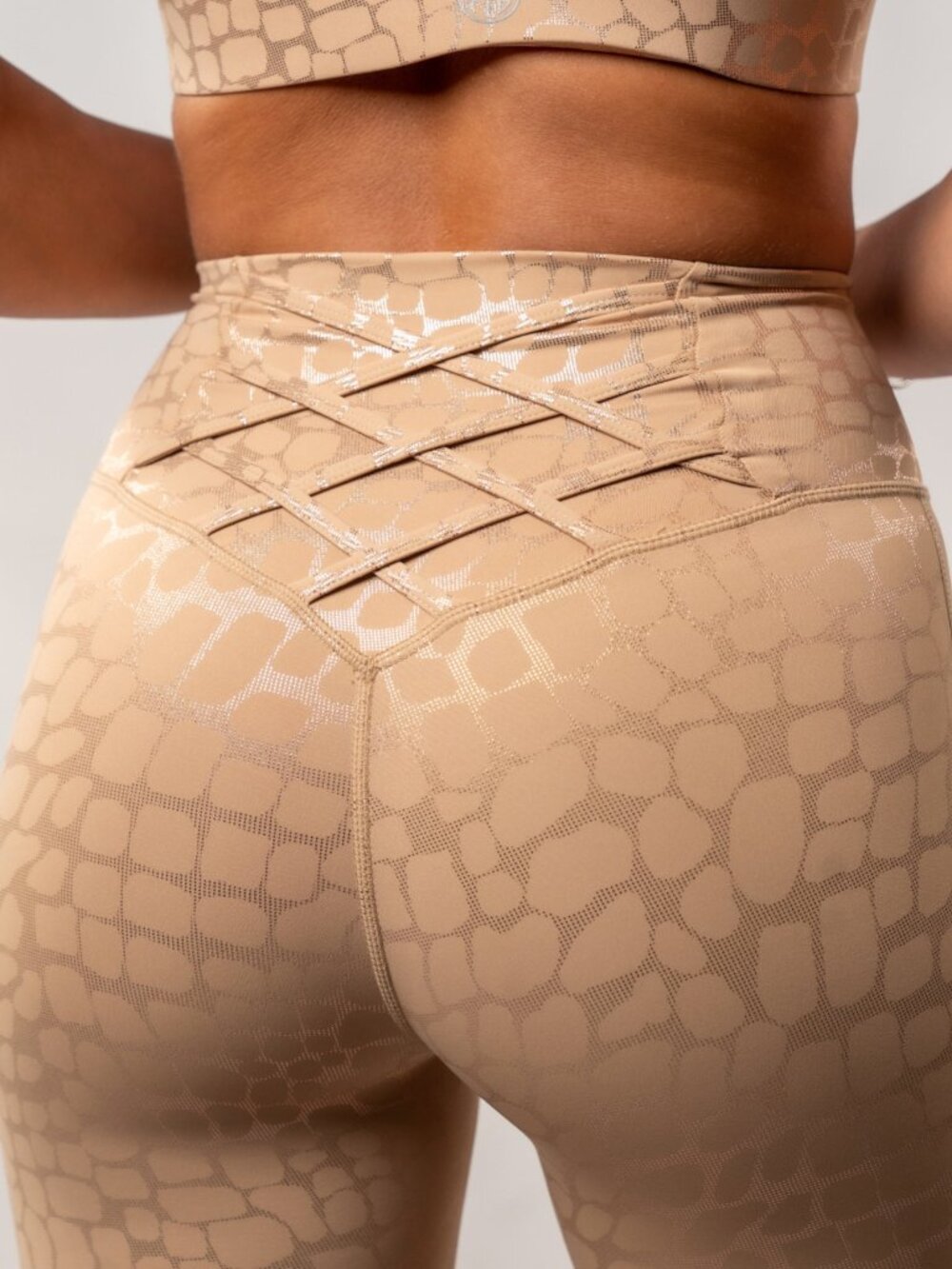 Moxie Criss Cross Leggings - Cashmere